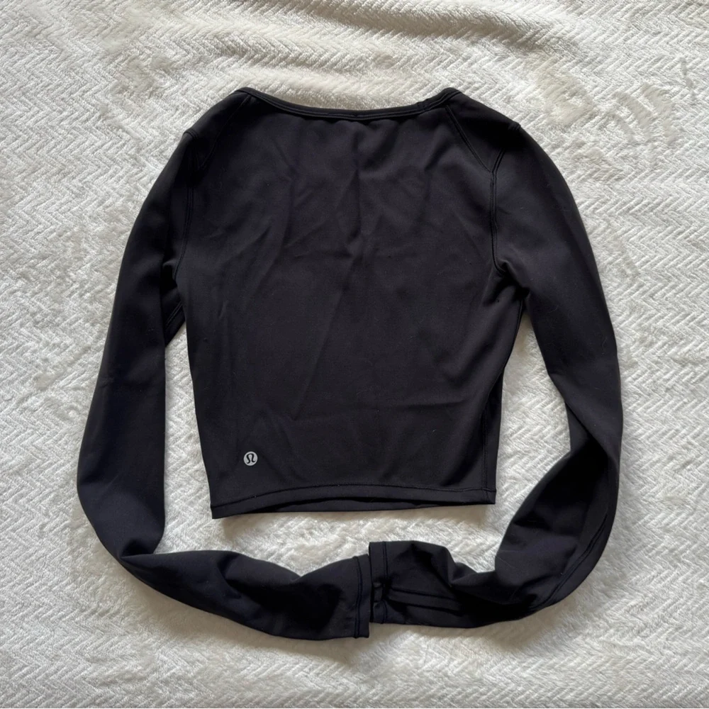 lululemon athletica Black Long Sleeve Top - Picture 2 of 2